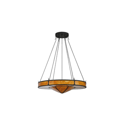 Timber 8 Light 48" Wide Drum Chandelier
