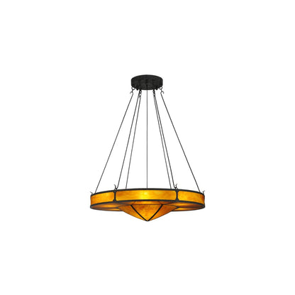 Timber 8 Light 48" Wide Drum Chandelier