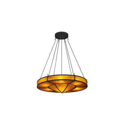 Timber 8 Light 48" Wide Drum Chandelier