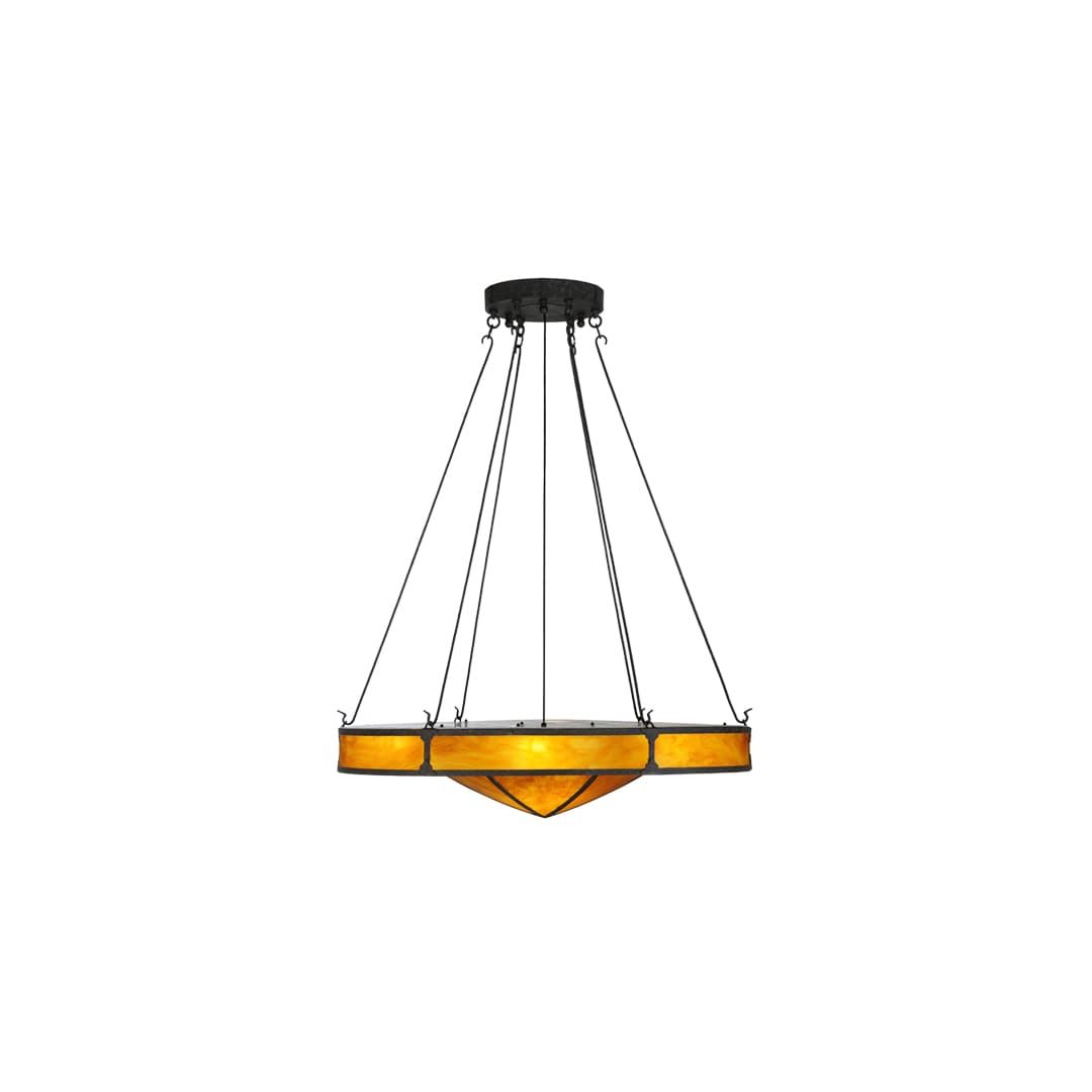 Timber 8 Light 48" Wide Drum Chandelier