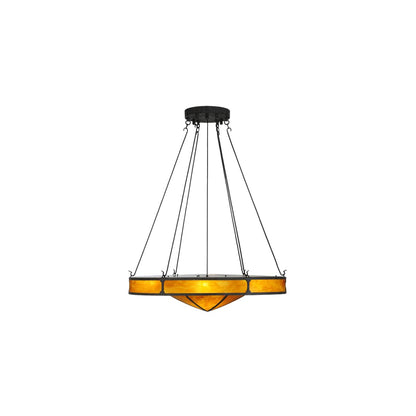 Timber 8 Light 48" Wide Drum Chandelier