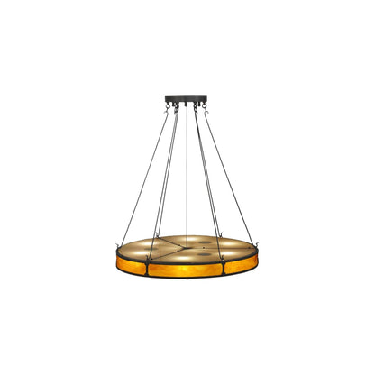 Timber 8 Light 48" Wide Drum Chandelier