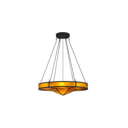 Timber 8 Light 48" Wide Drum Chandelier