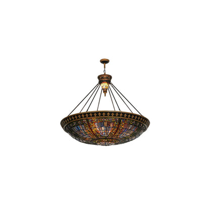 Fleur-de-lis 8 Light 45" Wide Pendant