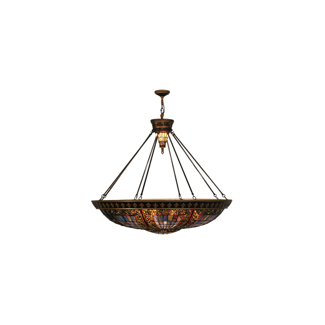 Fleur-de-lis 8 Light 45" Wide Pendant