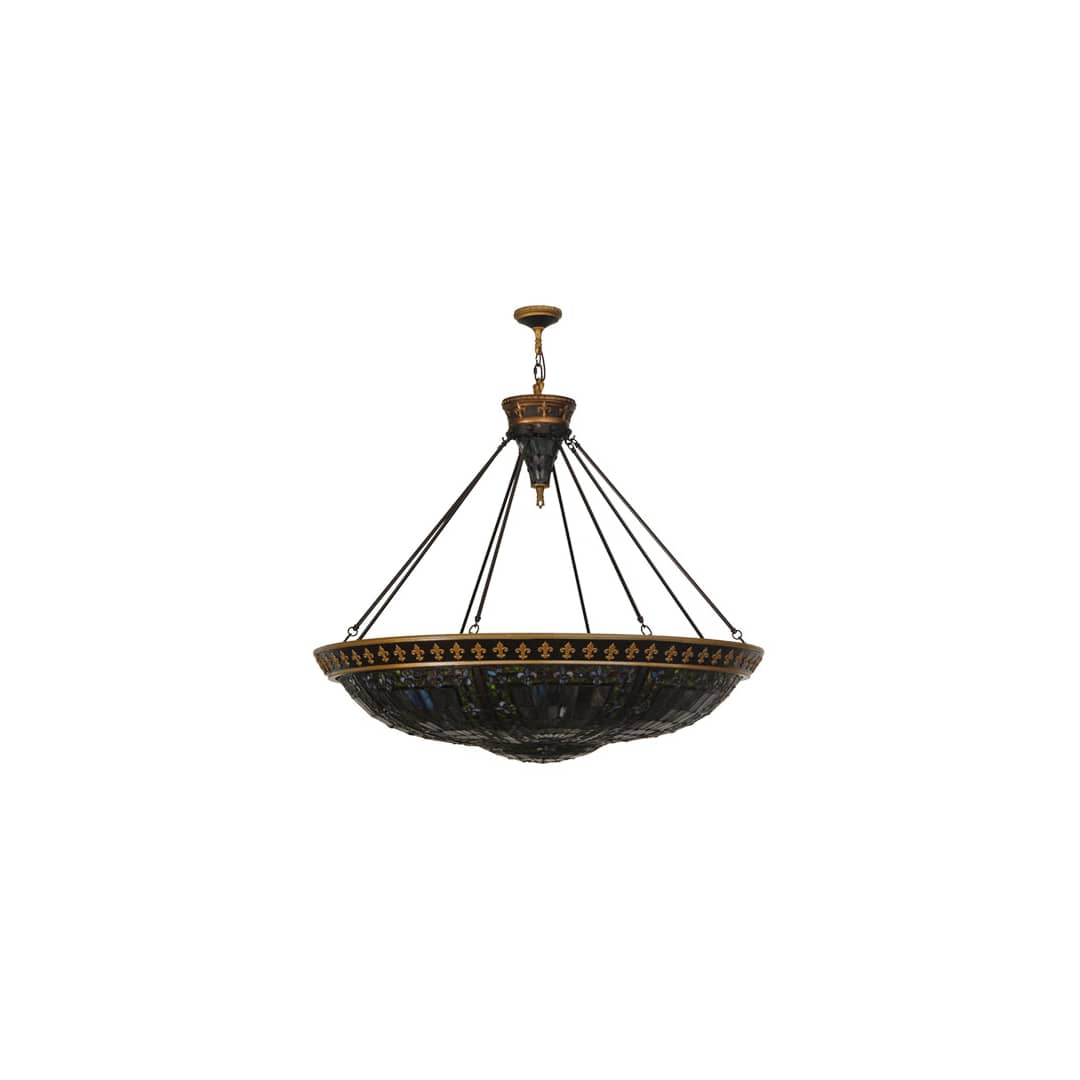 Fleur-de-lis 8 Light 45" Wide Pendant