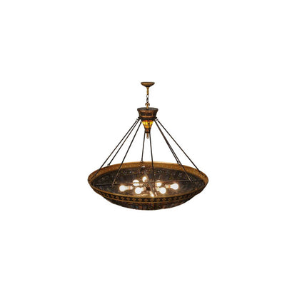Fleur-de-lis 8 Light 45" Wide Pendant