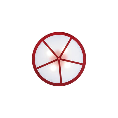 Coastal 4 Light 30" Wide Semi-Flush Drum Ceiling Fixture