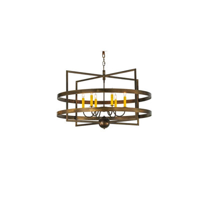 Aldari 6 Light 36" Wide Taper Candle Style Chandelier