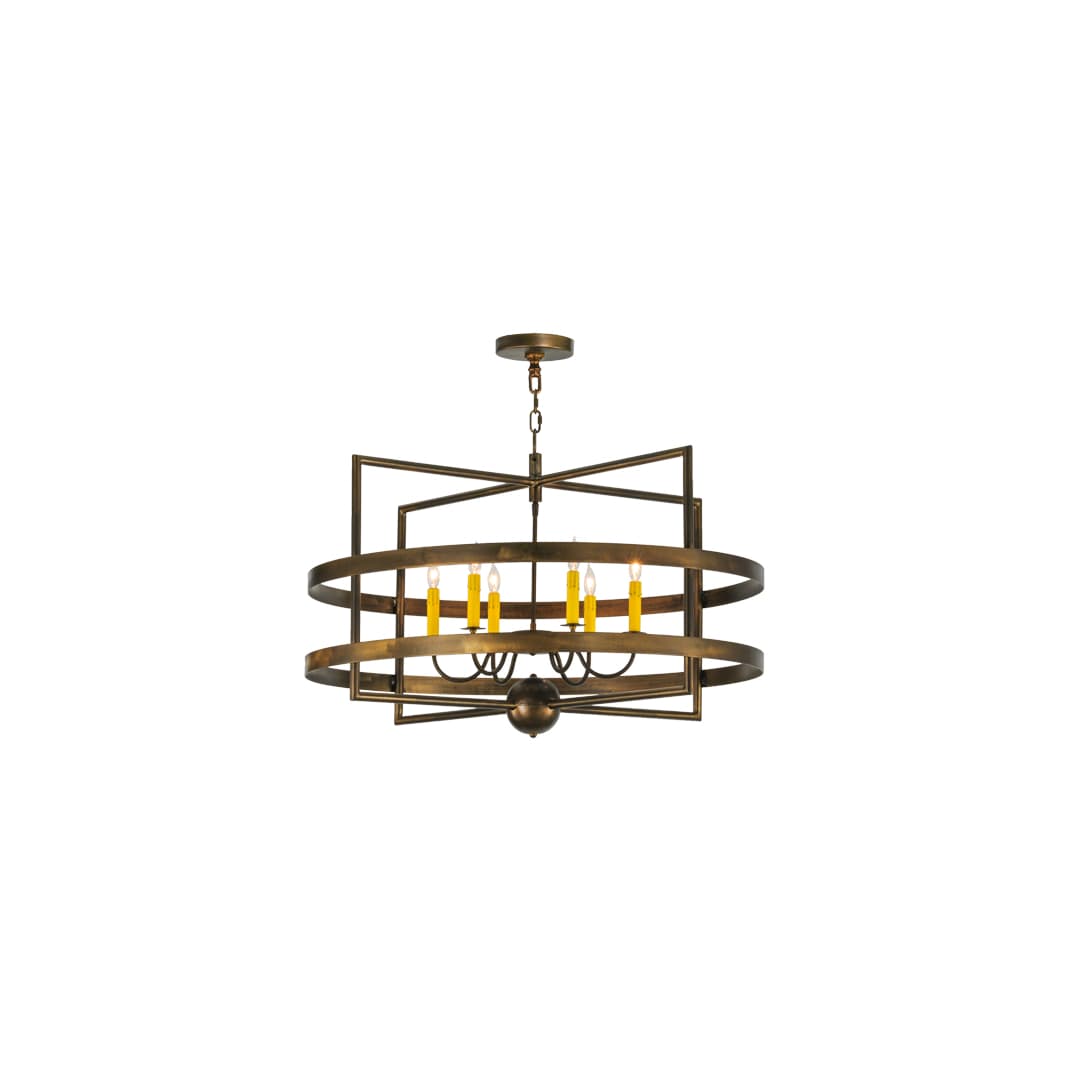Aldari 6 Light 36" Wide Taper Candle Style Chandelier