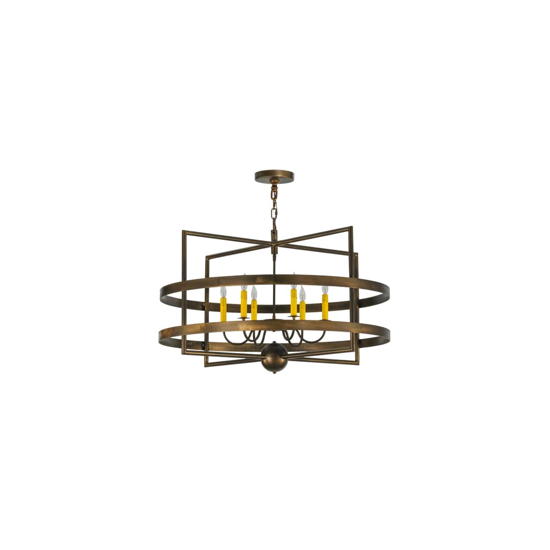 Aldari 6 Light 36" Wide Taper Candle Style Chandelier