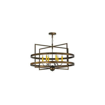 Aldari 6 Light 36" Wide Taper Candle Style Chandelier