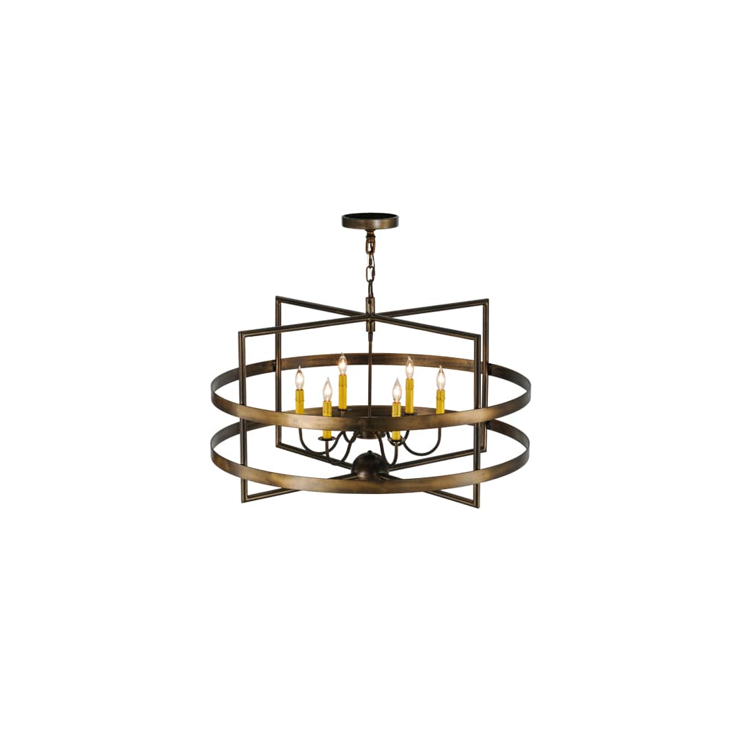 Aldari 6 Light 36" Wide Taper Candle Style Chandelier