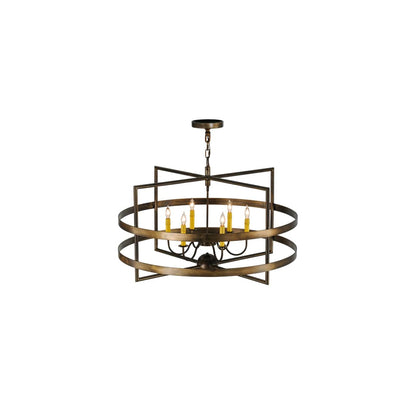 Aldari 6 Light 36" Wide Taper Candle Style Chandelier