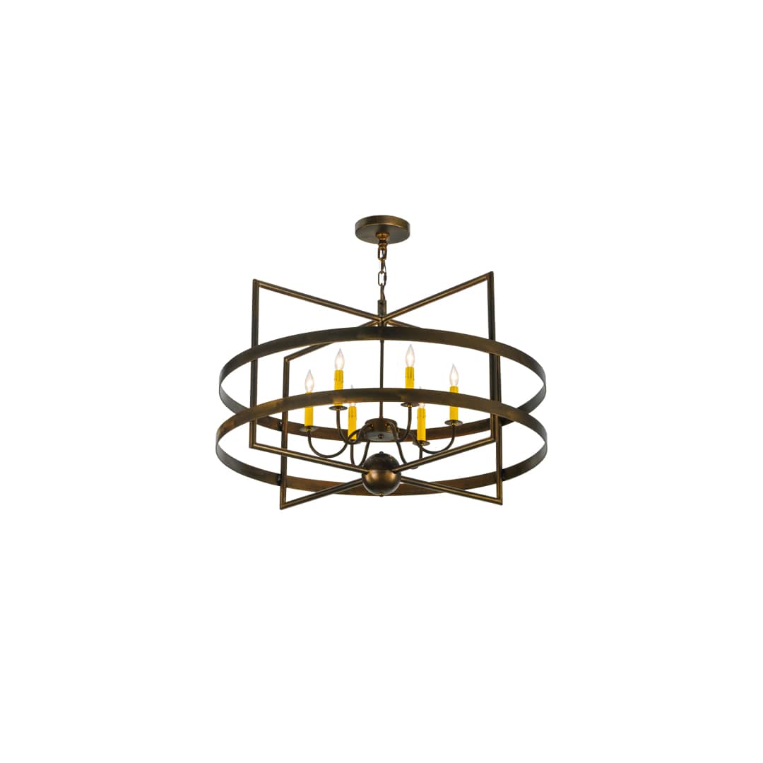Aldari 6 Light 36" Wide Taper Candle Style Chandelier