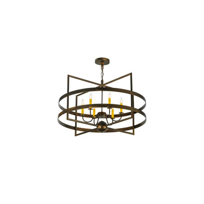 Aldari 6 Light 36" Wide Taper Candle Style Chandelier