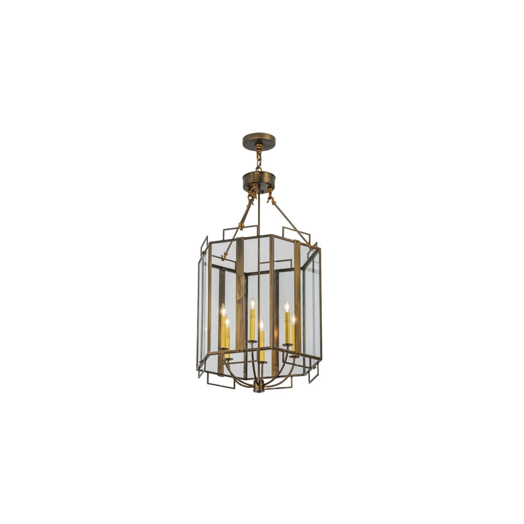 Abbey 6 Light 24" Wide Taper Candle Pendant