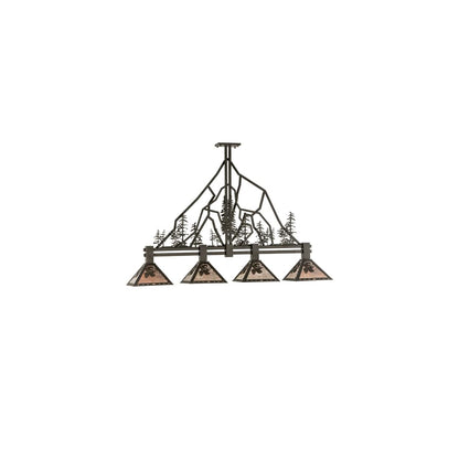 Tall Pines 4 Light 12" Wide Linear Pendant