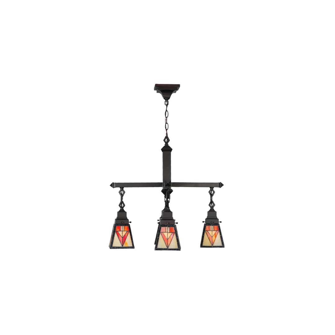 Otero Mission 4 Light 24" Wide Chandelier
