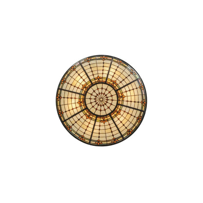Fleur-de-lis 6 Light 36" Wide Semi-Flush Bowl Ceiling Fixture