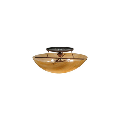 Artesia 8 Light 48" Wide Semi-Flush Bowl Ceiling Fixture - Cortez Gold Finish