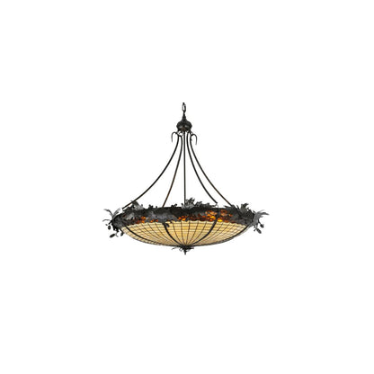 Greenbriar Oak 6 Light 45" Wide Pendant