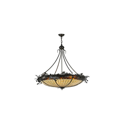 Greenbriar Oak 6 Light 45" Wide Pendant