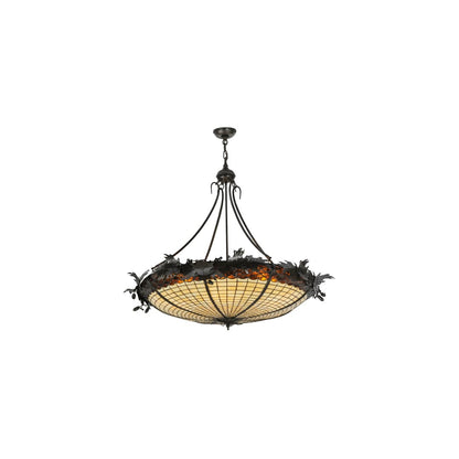 Greenbriar Oak 6 Light 45" Wide Pendant