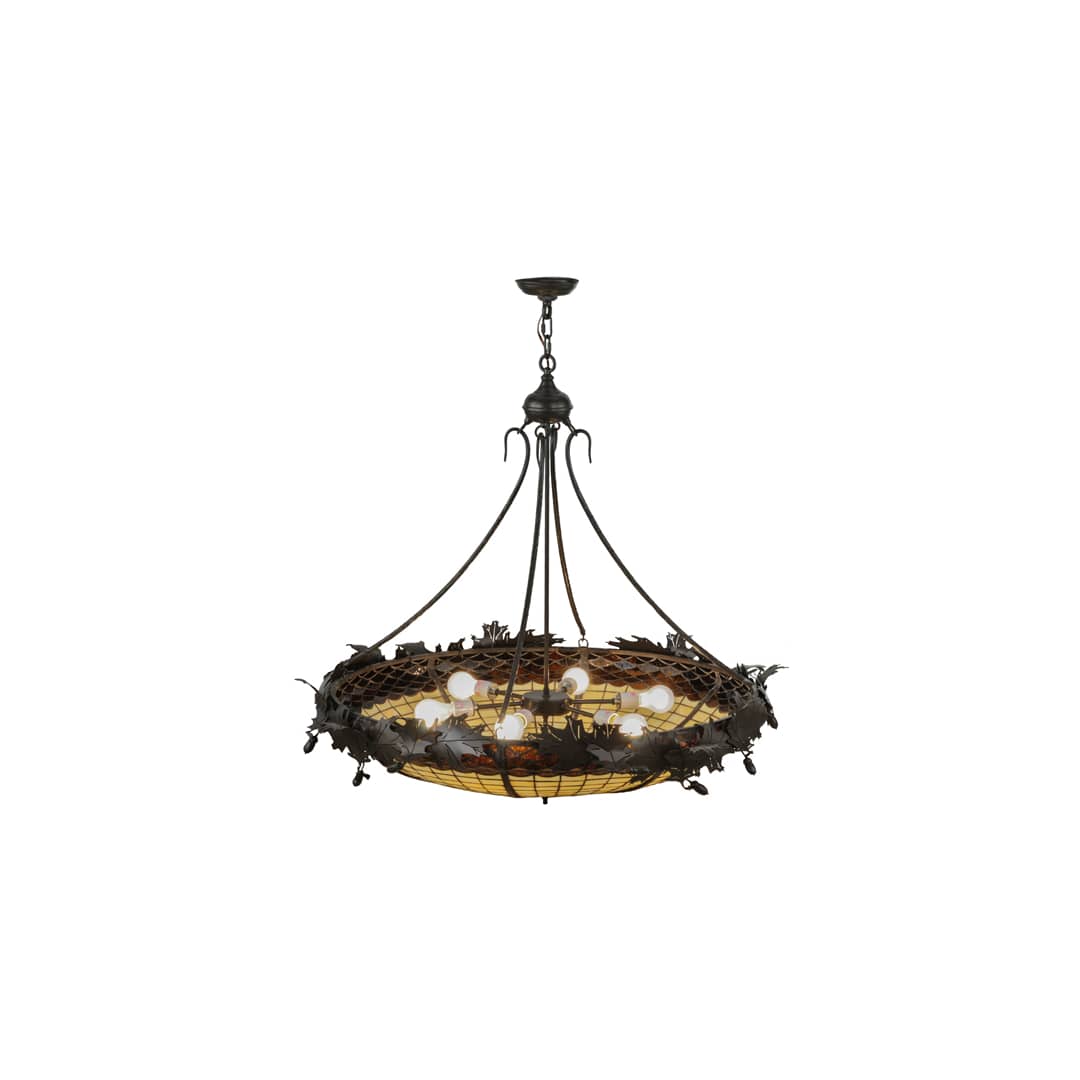 Greenbriar Oak 6 Light 45" Wide Pendant