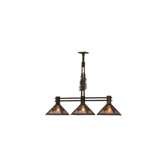 Tall Pines 3 Light 12" Wide Linear Pendant