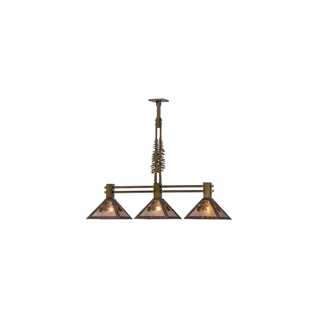 Tall Pines 3 Light 12" Wide Linear Pendant