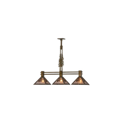 Tall Pines 3 Light 12" Wide Linear Pendant