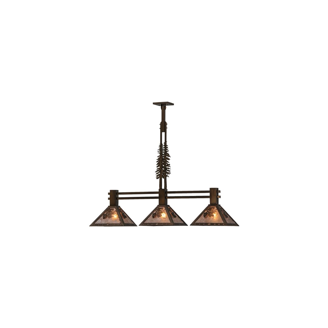 Tall Pines 3 Light 12" Wide Linear Pendant