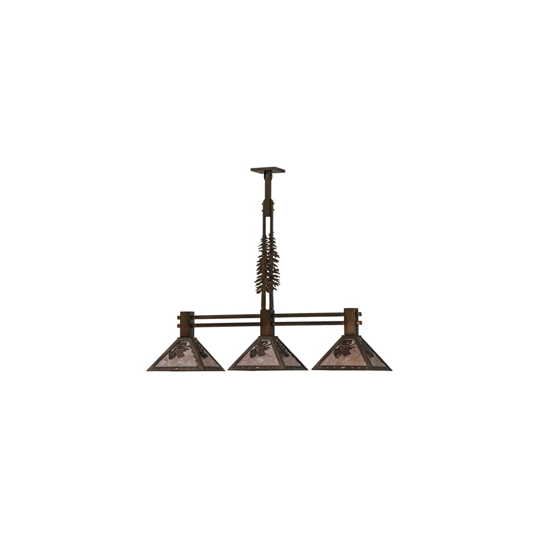 Tall Pines 3 Light 12" Wide Linear Pendant