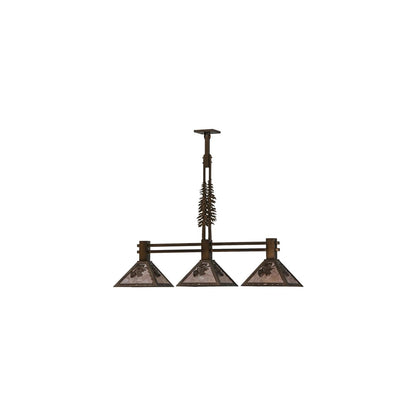 Tall Pines 3 Light 12" Wide Linear Pendant