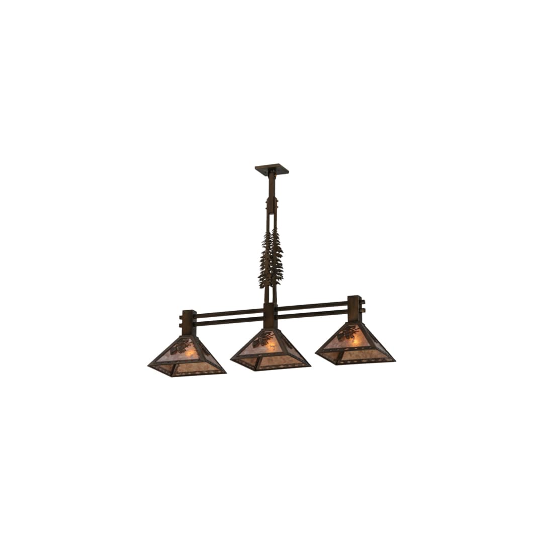 Tall Pines 3 Light 12" Wide Linear Pendant