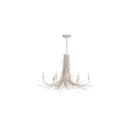 Twigs 8 Light 20" Wide Candle Style Chandelier