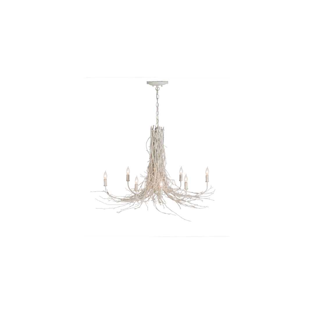 Twigs 8 Light 20" Wide Candle Style Chandelier