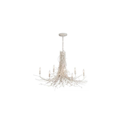 Twigs 8 Light 20" Wide Candle Style Chandelier