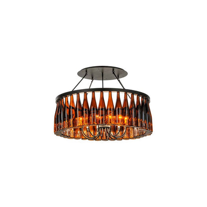 Tuscan Vineyard 12 Light 38" Wide Ring Chandelier