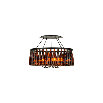 Tuscan Vineyard 12 Light 38" Wide Ring Chandelier