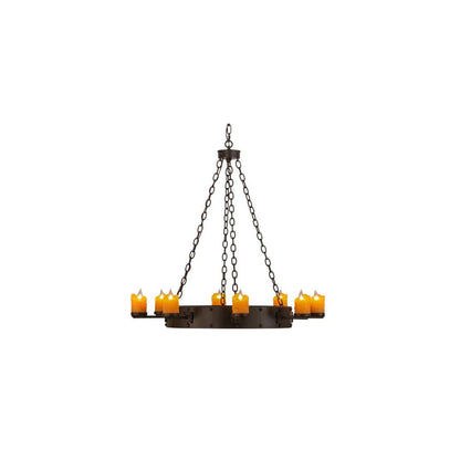 Kingston 8 Light 48" Wide Pillar Candle Ring Chandelier