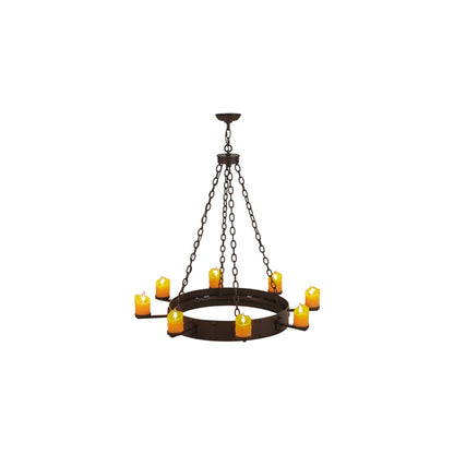 Kingston 8 Light 48" Wide Pillar Candle Ring Chandelier