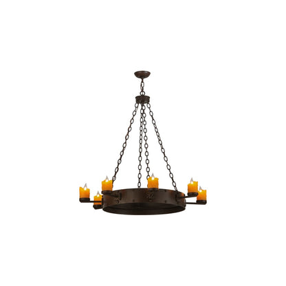 Kingston 8 Light 48" Wide Pillar Candle Ring Chandelier