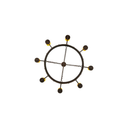 Kingston 8 Light 48" Wide Pillar Candle Ring Chandelier