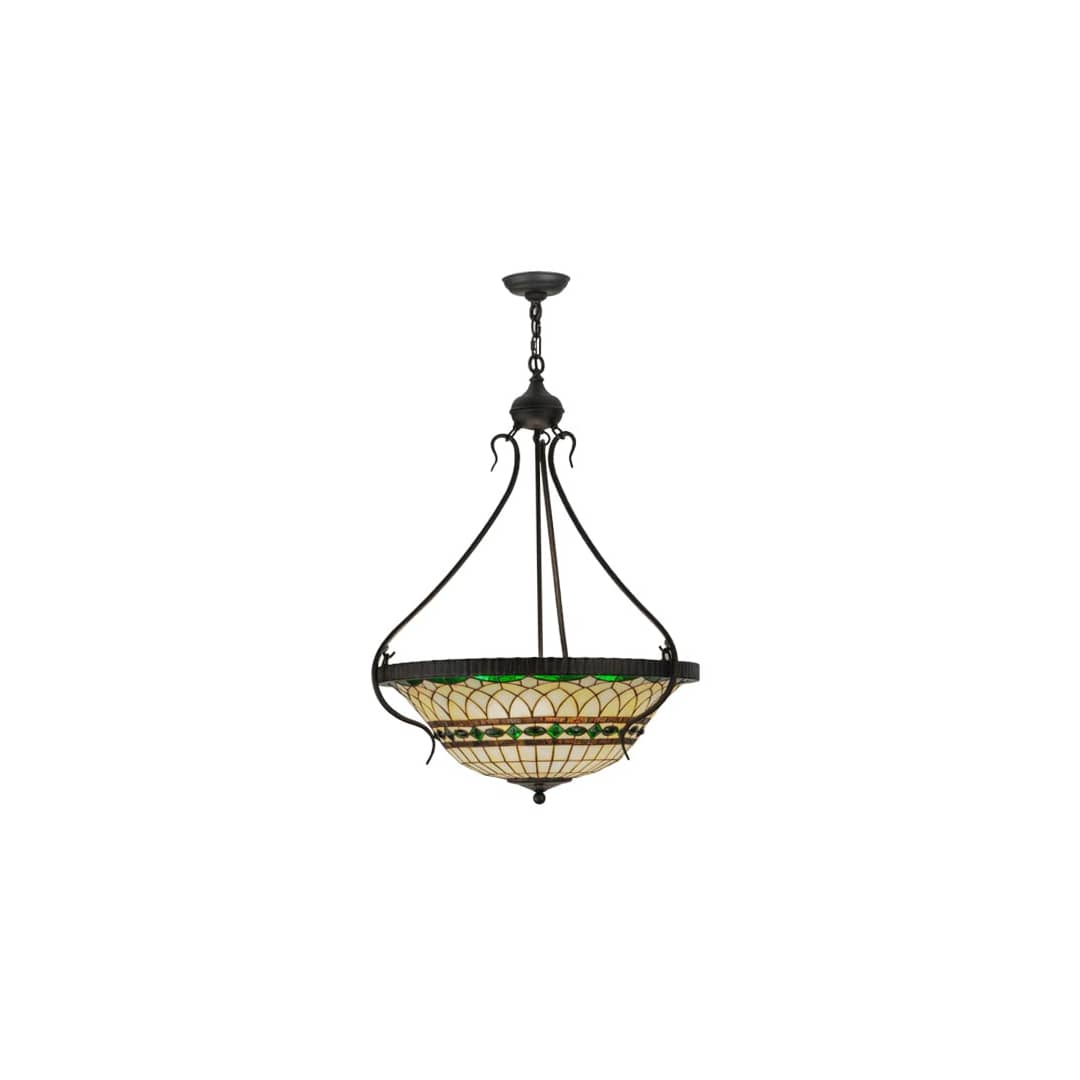 Tiffany Roman 4 Light 27" Wide Pendant