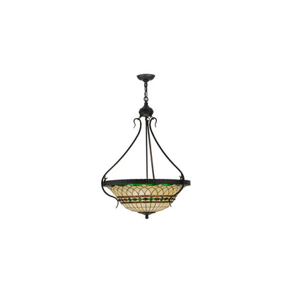 Tiffany Roman 4 Light 27" Wide Pendant
