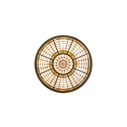 Fleur-de-Lite 6 Light 38" Wide Semi-Flush Bowl Ceiling Fixture