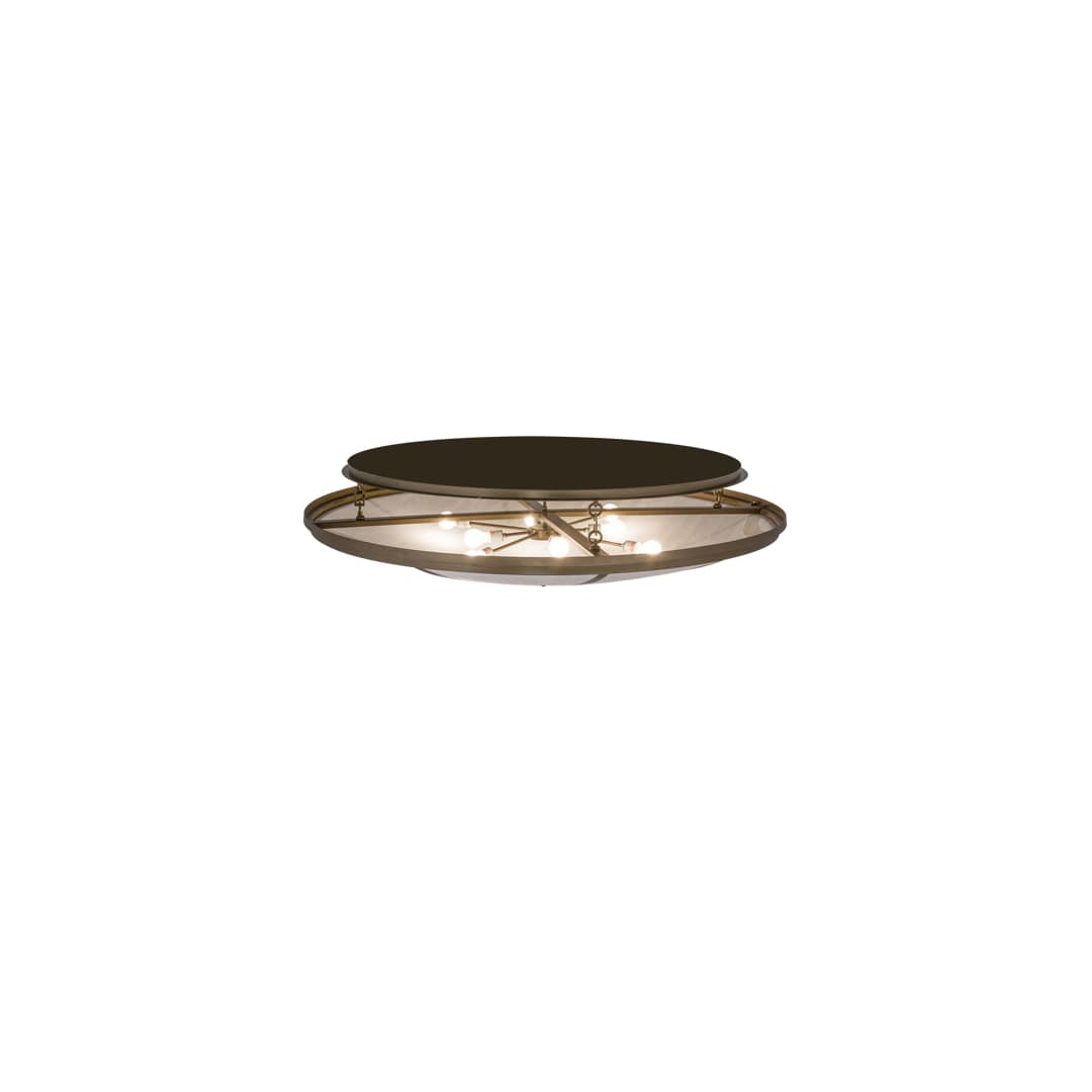Commerce 8 Light 60" Wide Semi-Flush Bowl Ceiling Fixture