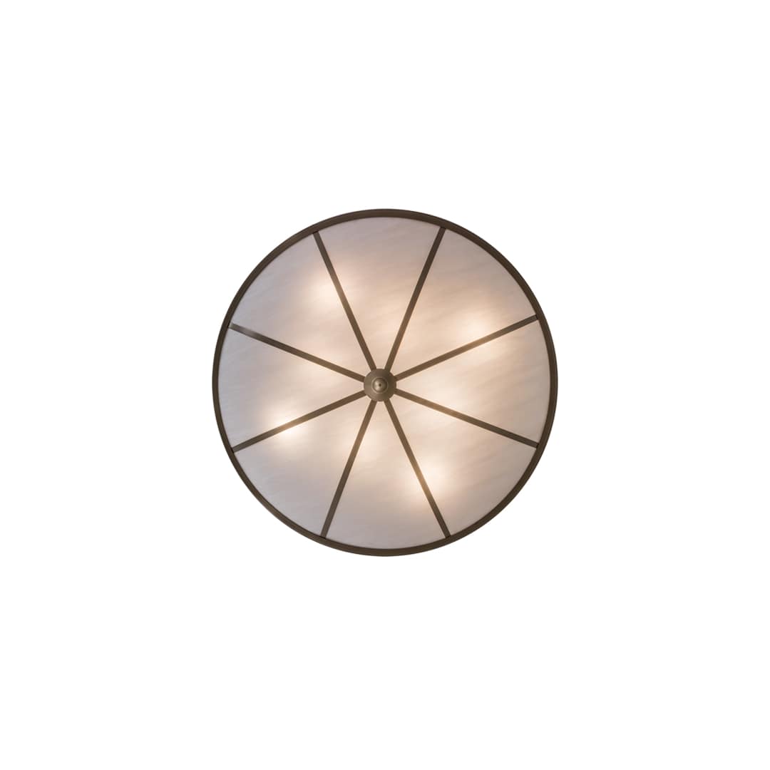 Commerce 8 Light 60" Wide Semi-Flush Bowl Ceiling Fixture